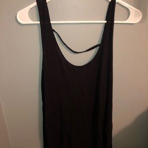 black tank top